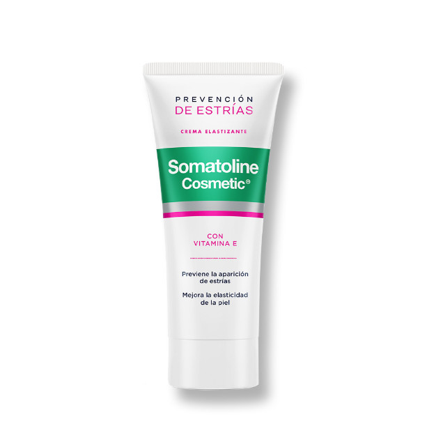 Antiestrías Prevención El tratamiento específico para prevenir las estrías y dar más elasticidad a la piel. Tratamiento de acción suavizante con un 86% de ingredientes de origen natural, específicamente formulado para prevenir la aparición de estrías causadas por la pubertad, los cambios de peso y el embarazo. Su fórmula está enriquecida con Vitamina E, Aceite de Jojoba, Extracto de Sophora Japonica y Espirulina que: Ejerce una acción antioxidante y protectora sobre la elastina y los tejidos cutáneos Ejerce una acción reparadora, estimulando el proceso de síntesis de las fibras de elastina Mejora la elasticidad y la firmeza de la piel Nutre la piel. Su suave textura en crema deja la piel aterciopelada e hidratada.