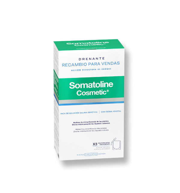 Comprar en Gran Farmacia Andorra SOMATOLINE Recarga Vendas drenantes Acción reductora de choque