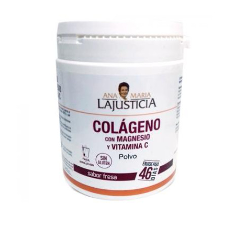 Comprar en Gran Farmacia Andorra ANA MARIA LAJUSTICIA - COLÁGENO + Magnesio + Vitamina C SABOR FRESA SIN GLUTEN (350g)