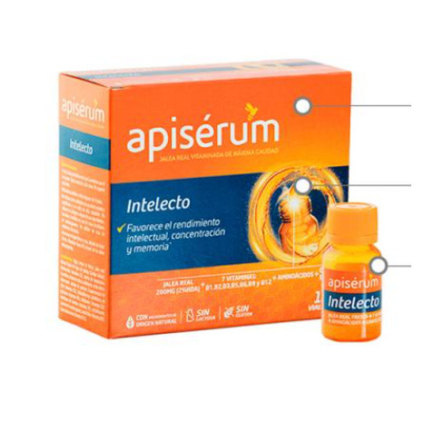 Comprar en Gran Farmacia Andorra APISÉRUM - Intelecto (18 viales)