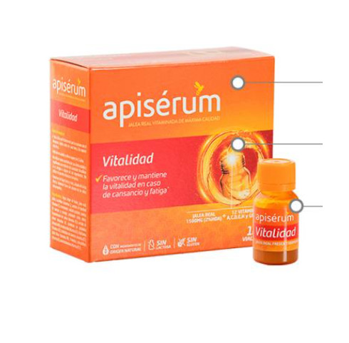 Comprar en Gran Farmacia Andorra APISÉRUM - Vitalidad (18 viales)