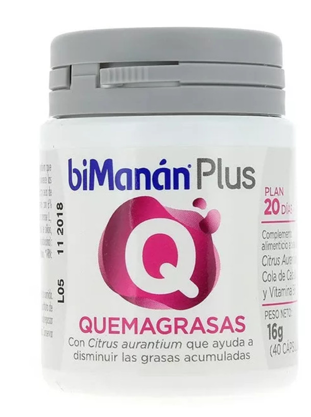 Comprar en Gran Farmacia Andorra biManán Plus Q (Quemagrasas) - 40 cápsulas
