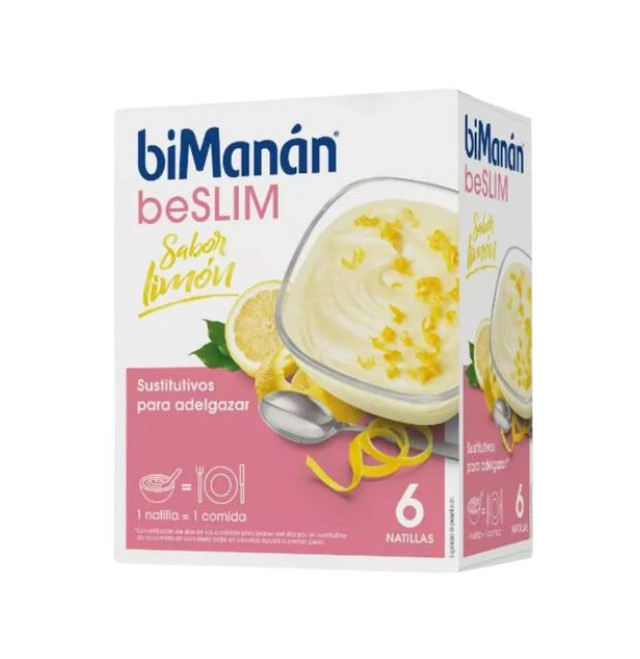 Comprar en Gran Farmacia Andorra biManán beSLIM Natilla De Limón - 6 Unidades