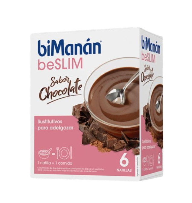Comprar en Gran Farmacia Andorra biManán beSLIM Natilla De Chocolate - 6 Unidades