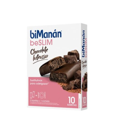 Comprar en Gran Farmacia Andorra biManán beSLIM Barritas Chocolate Intenso - 10 Unidades