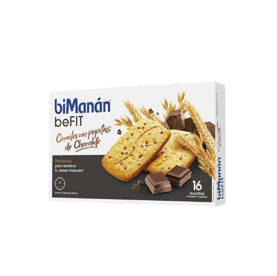 Comprar en Gran Farmacia Andorra biManán beFIT Galleta Cereales y Chocolate - 16 Unidades