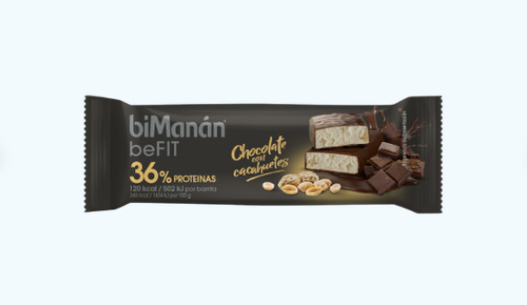 Comprar en Gran Farmacia Andorra BIMANAN beFIT Barrita Chocolate negro y Cacahuete