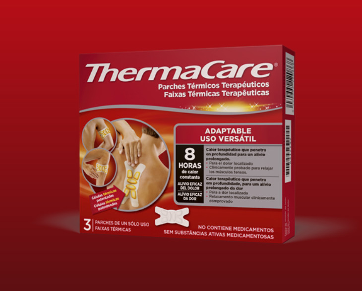 Comprar en Gran Farmacia Andorra THERMACARE® Adaptable: Parches para el dolor en otras zonas como gemelo, zona superior y central de la espalda