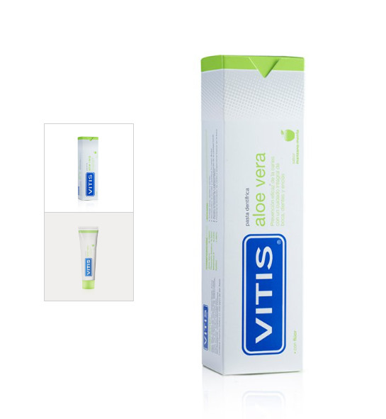 Comprar en Gran Farmacia Andorra VITIS® aloe vera pasta dentífrica manzana-menta