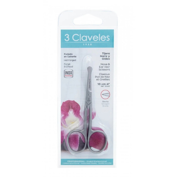 Comprar en Gran Farmacia Andorra 3 CLAVELES Satinless Steel Straight Nose, Ear & Eyebrow Scissors forged