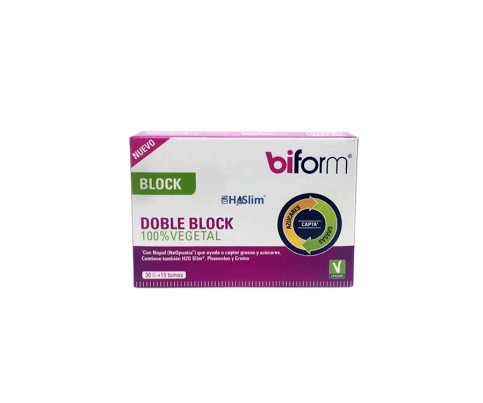 Comprar en Gran Farmacia Andorra biform Doble Block 100% Vegetal - 30 cápsulas