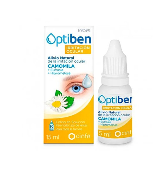 Comprar en Gran Farmacia Andorra OPTIBEN ALIVIO DE LA IRRITACIÓN OCULAR CON INGREDIENTES DE ORIGEN NATURAL