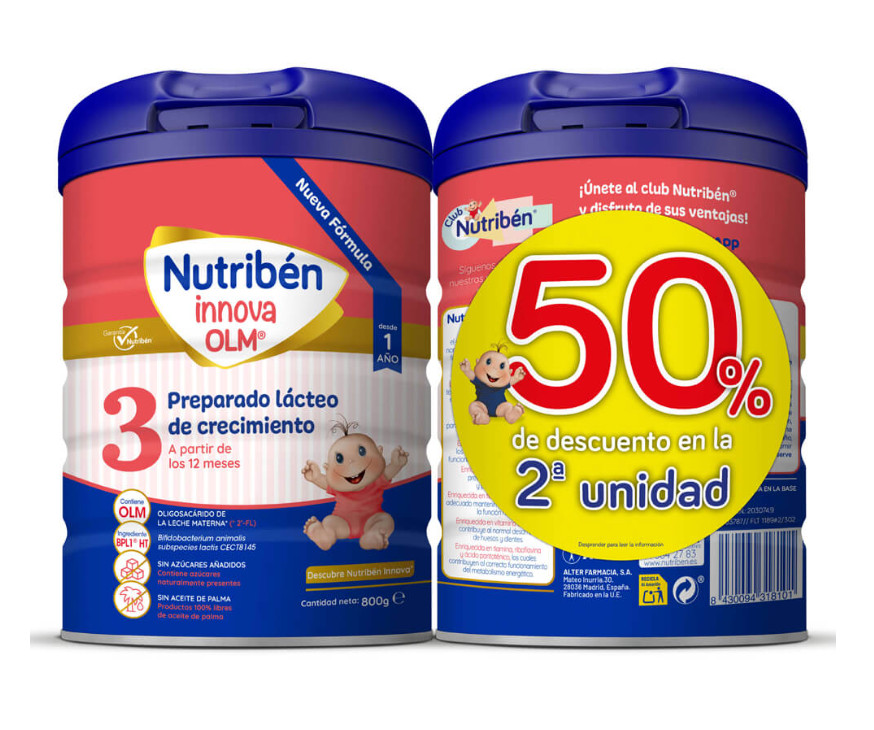 Comprar en Gran Farmacia Andorra NUTRIBEN Bipack Leche Nutribén innova OLM® 3 desde los 12 meses