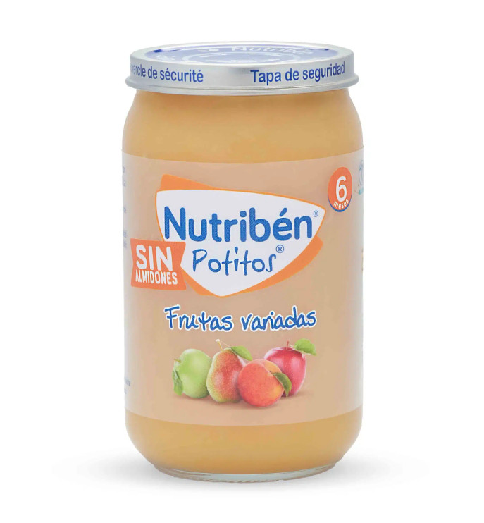 Comprar en Gran Farmacia Andorra NUTRIBEN Potito Frutas variadas Sin Almidones