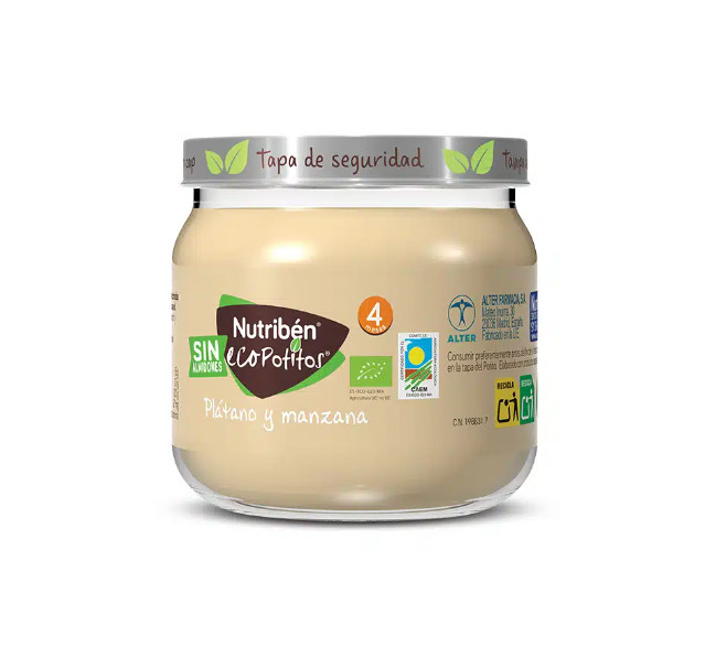 Comprar en Gran Farmacia Andorra NUTRIBEN Eco Potito plátano y manzana ecológicos