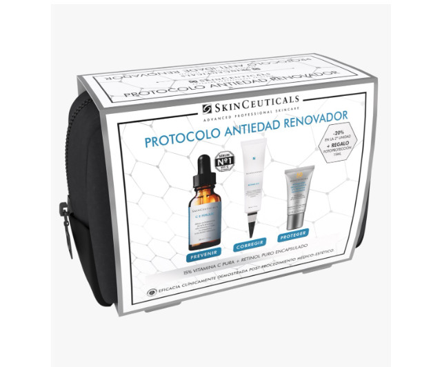 Comprar en Gran Farmacia Andorra SKINCEUTICALS PROTOCOLO COMPLETO RENOVACIÓN ANTIEDAD CON RETINOL