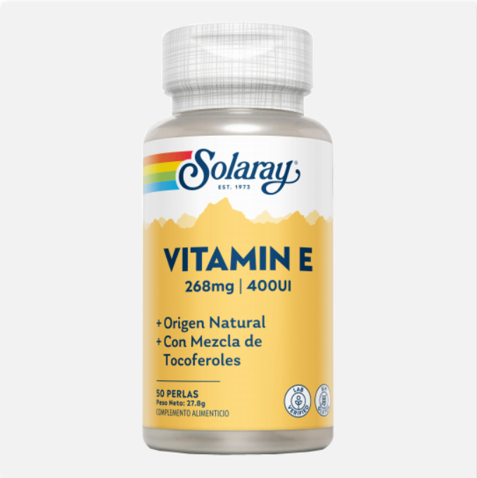 Comprar en Gran Farmacia Andorra SOLARAY Vitamina E 400 UI- 50 Perlas.