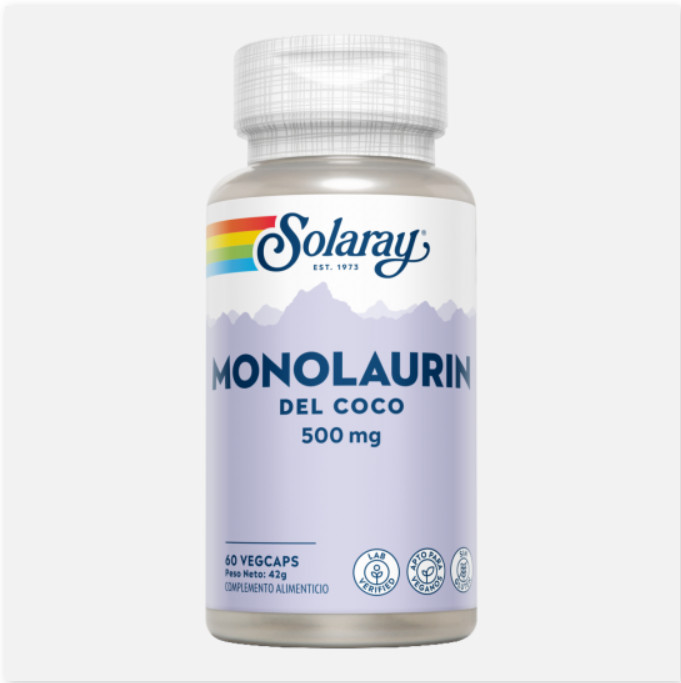 Comprar en Gran Farmacia Andorra SOLARAY Monolaurin 500 Mg-60 Vegcaps.