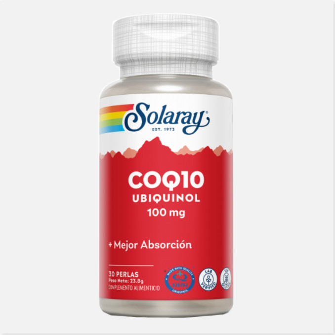Comprar en Gran Farmacia Andorra SOLARAY Ubiquinol (Kaneka) CoQ-10- 100mg- 30 Perlas.
