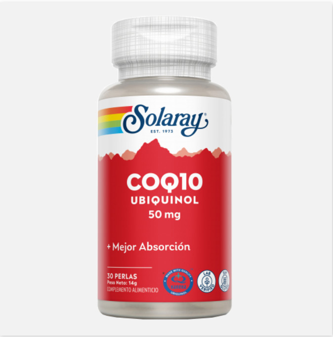 Comprar en Gran Farmacia Andorra SOLARAY Ubiquinol (Kaneka®) CoQ10 50 Mg- 30 Perlas.